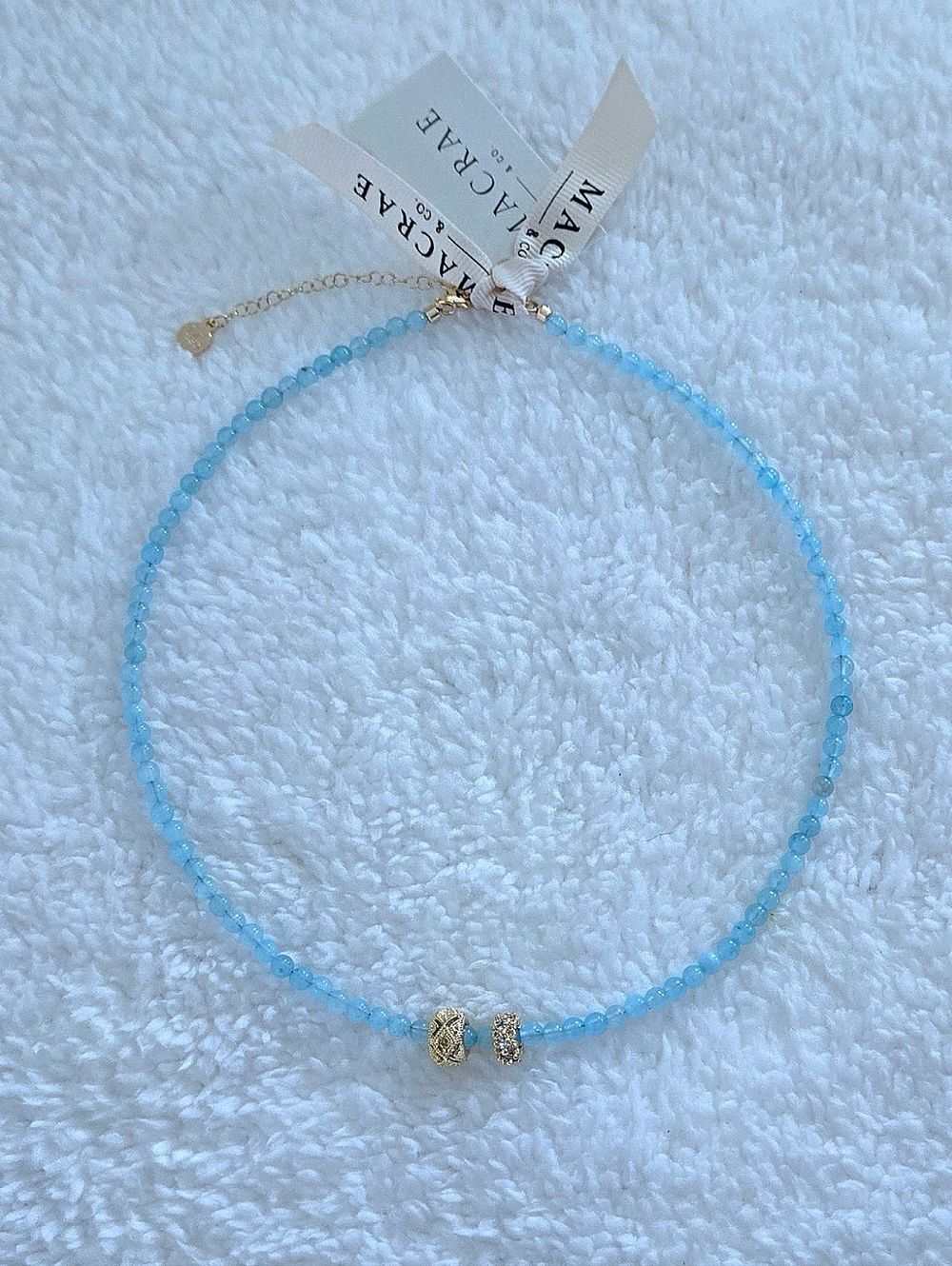 MacRae & Co. Blue Quartz with Charm Duo✌️ Necklace - NWT - Picture 15 of 16